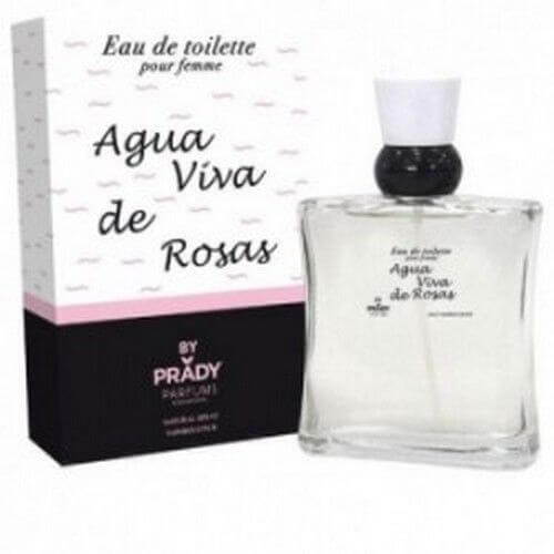 Colonia Agua viva de rosas Prady Perfume genérico mujer eau de Toilette 100 ML