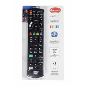mando universal compatible con tv panasonic plasma lcd led 4k internet tv