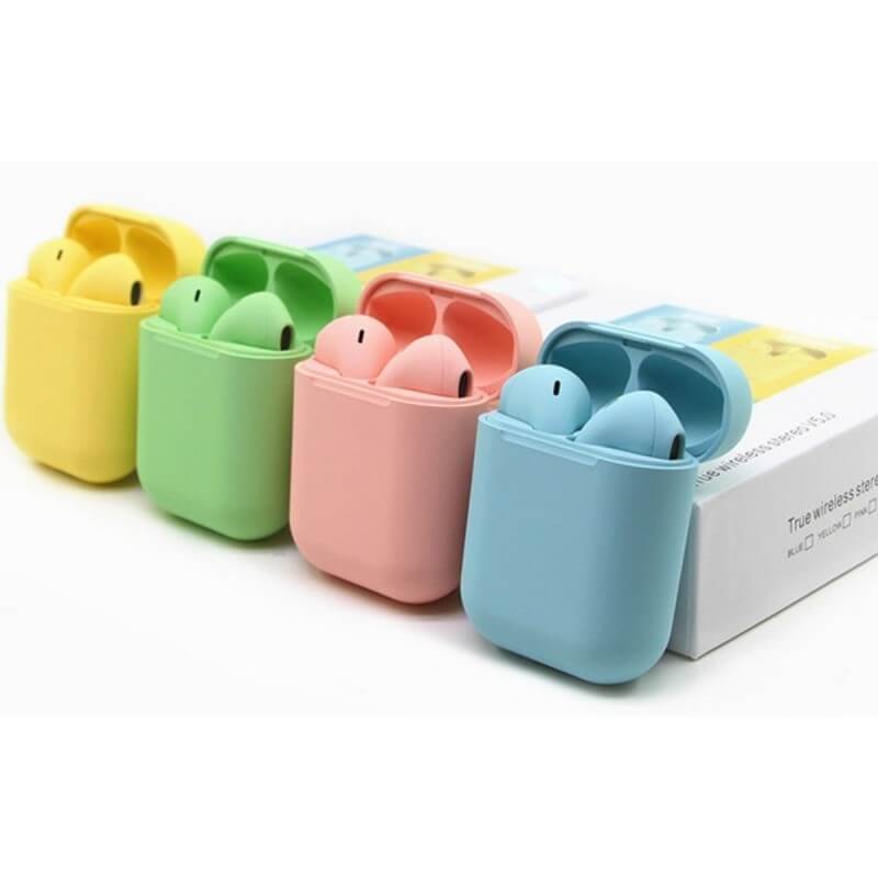 auriculares i12 tws colores ipods bluetooth
