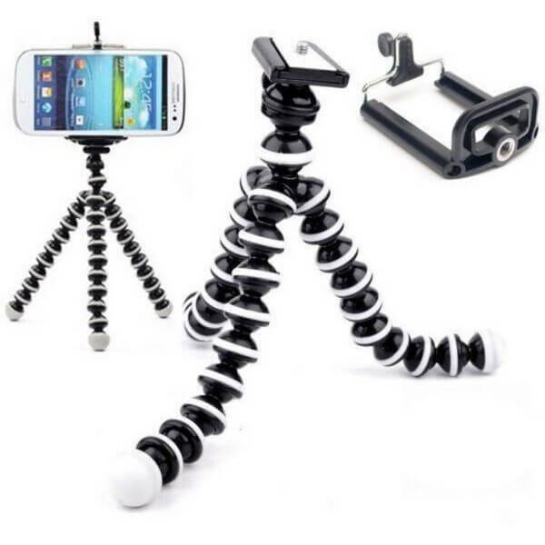 Tripode flexible Octopus Z-02 para telefono móvil smart phone o cámara