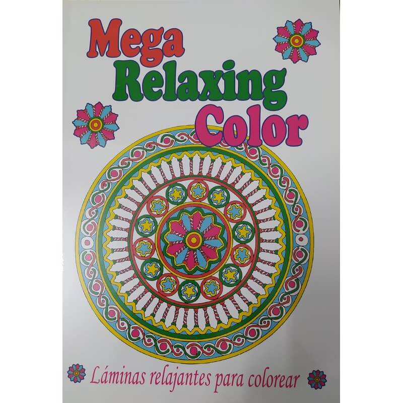 Mandala mega relaxing color calma relaja