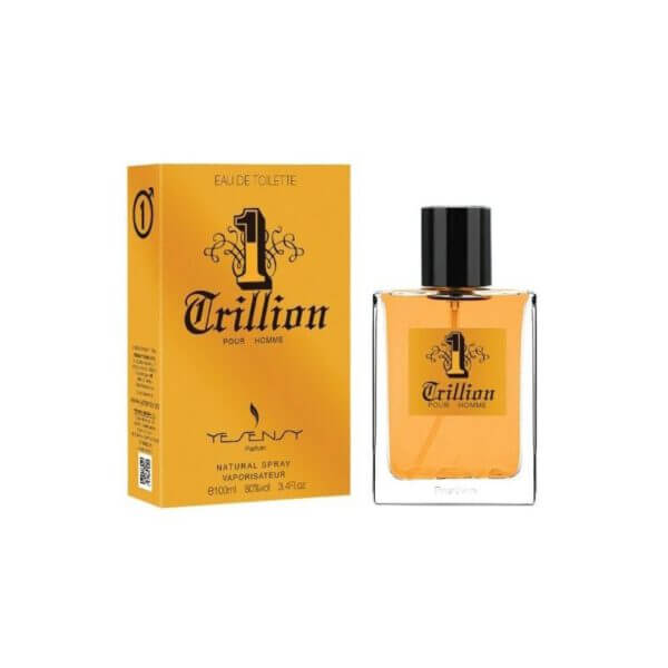 Perfume Trillion Yesensy para hombre 100ml. en spray