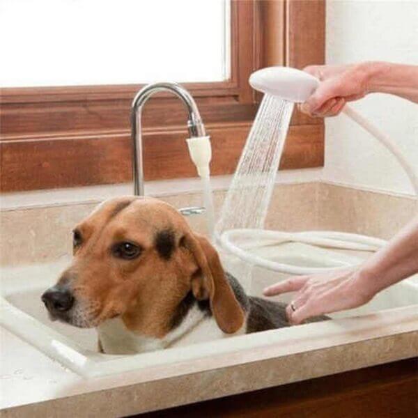 Manguera de agua para ducha lavar perros gatos animales mascotas