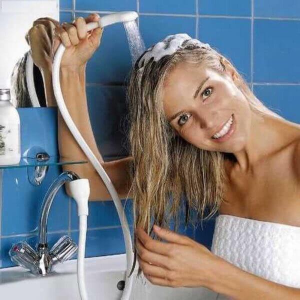 Manguera ducha lavar cabeza niños peluqueria lavado pila