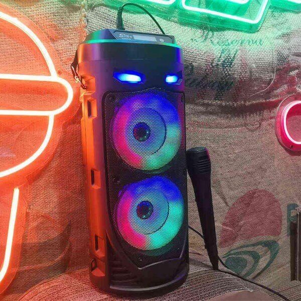 Altavoz karaoke columna 16W con micrófono ZQS4239