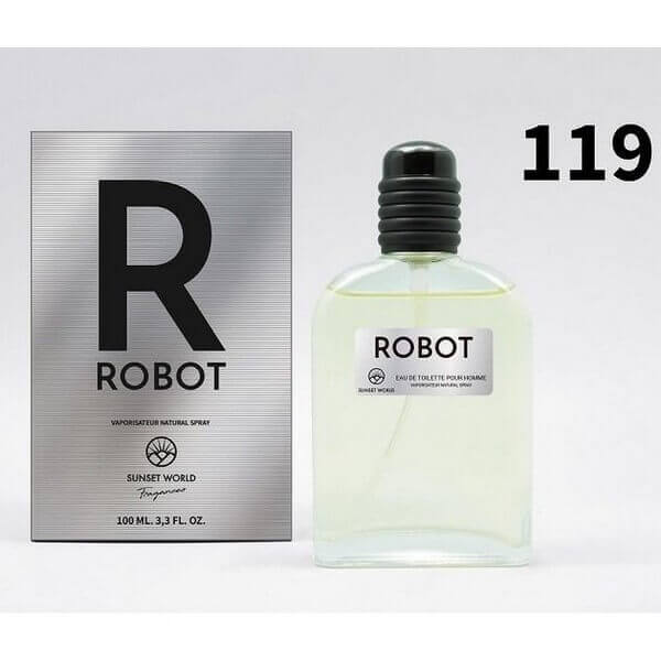Perfume hombre Robot Sunset World Fragances Nº 119